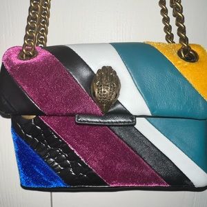 Kurt Geiger London - Kensington Striped Leather Crossbody Bag
